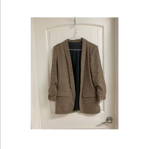 Brown dress blazer